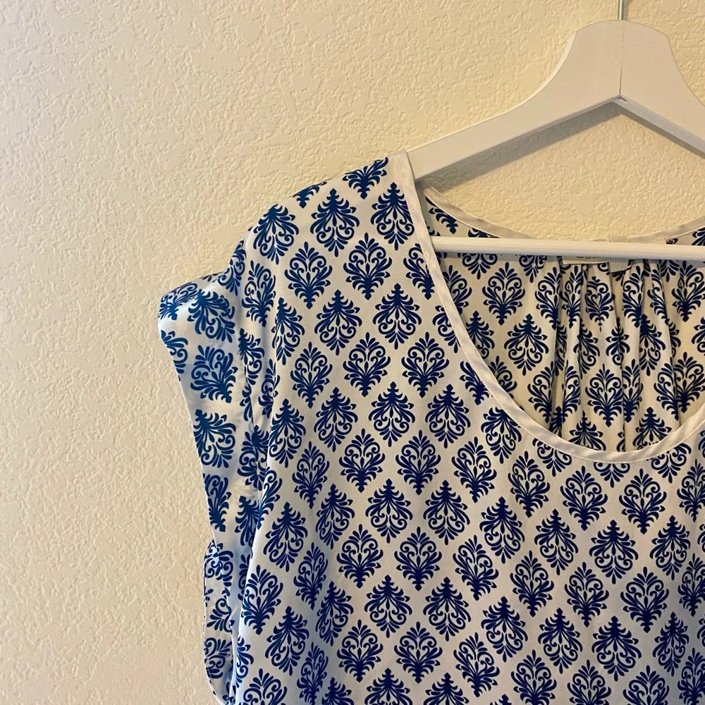 DANIEL RAINN Printed T-shirt Blouse Moroccan Print - Picture 5 of 14